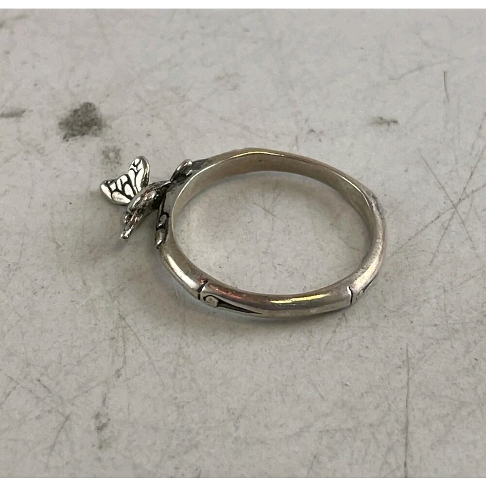 STERLING SILVER SARDA BUTTERFLY RING SIZE 9.00 2.6G sterling silver signed - Picture 2 of 7